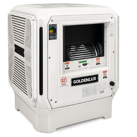 کولر آبی پلیمری سلولزی 4000 بغل زن گلدن لوکس Golden Lux موتور BLDC