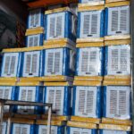 کولرآبی پوشالی 3100 موتور استاندارد جنرال دریچه پلاستیکی بدنه فلزی نمای پشت