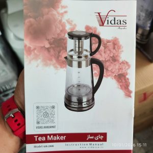 چای ساز روهمی ویداس Vidas مدل VIR-2086 دارای پنل و صفحه دیجیتال