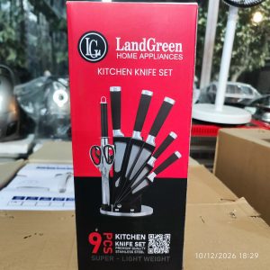 سرویس چاقو ۹ پارچه برند لندگرین LandGreen